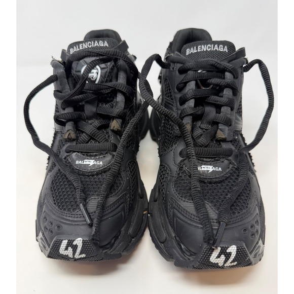 Balenciaga Runner Sneaker Matte Black Size 9 US 42 EU - Picture 9 of 9